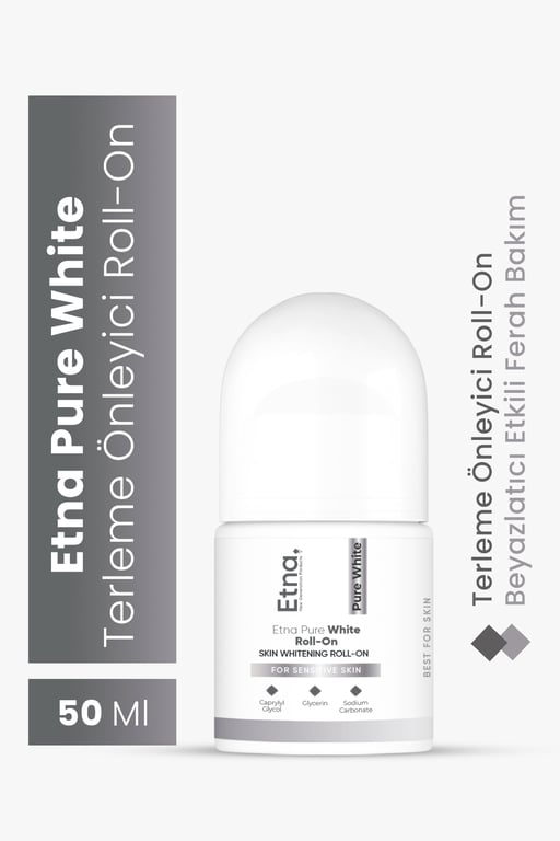 Etna Pharma Purewhite Terleme Önleyici & Ton Eşitleyici Roll-on 50 Ml(koltuk Altı ve Bikini Bölge Kararma )