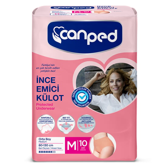 Canped Ince Emıcı Kulot Mom Medıum 10' Lu *8 (plt-54)