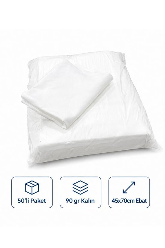 Ecefixx Tek Kullanımlık Havlu 50'i Paket 90 Gr Kalın