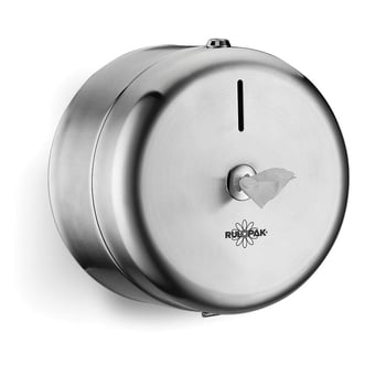 Rulopak İkiz Mini Cimri İçten Çekmeli Tuvalet Kağıdı Dispenseri - Siyah