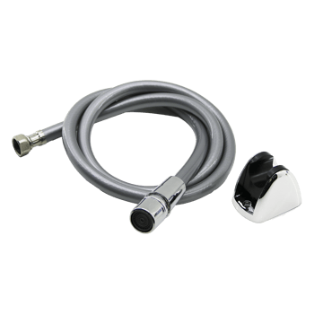 Krt-1031 ( Gri Plastik ) ( Perlatörlü ) ( Taharetmatik ) Hortum ( 120cm ) ( Taharatmatik )