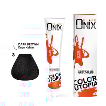 Morfose Onix Saç Boyası 3 Koyu Kahve 60 Ml