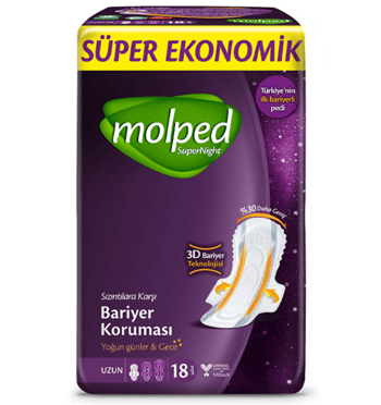 Molped Supernight Süper Eko Uzun 18'Lİ