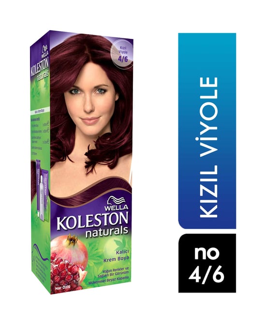 Koleston Naturals Saç Boyası No 4/6 Kızıl Viyole