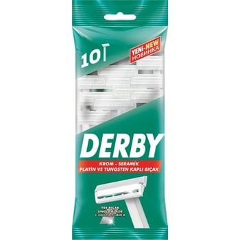 Derby Tekli Traş Bıçağı 10'lu poşet