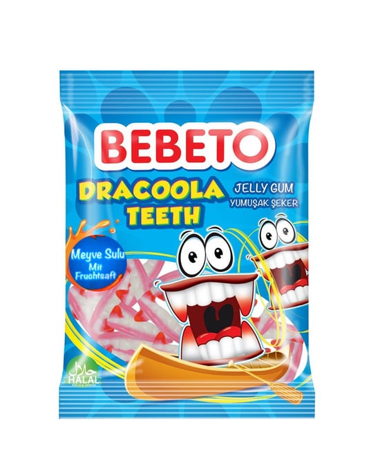 Bebeto Dracoola Teeth Şekerleme 70 Gr