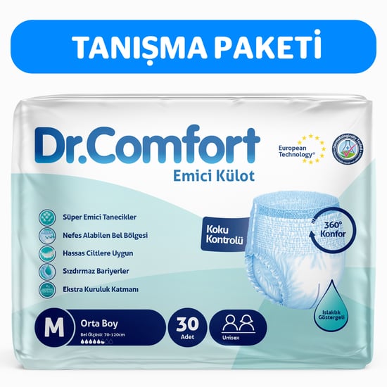 Dr. Comfort Emici Külot Medium 30'lu (70x120cm)