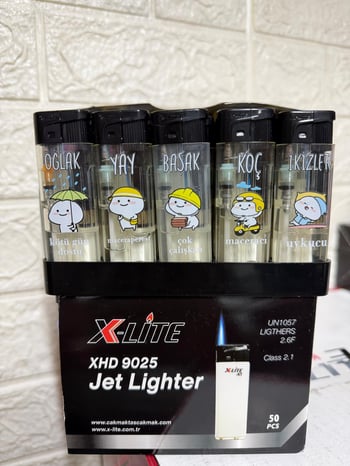 X-lite Jet Burçlar Figürlü Çakmak *50 Pcs