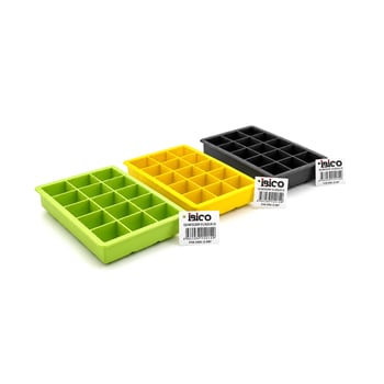 K22-014 ( 15 Bölmeli ) Silikon & Plastik Buzluk Renkli