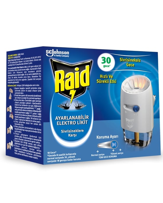 Raid Elektrolikit Cihaz + Yedek 30 Gece