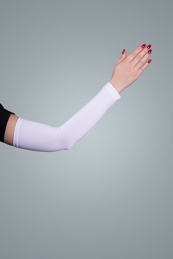 Hürrem Bone Beyaz Tesettür Kolluk Viskon Kumaş Düz 1001_42