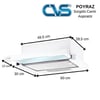 Cvs Dn 1146 Poyraz Sürgülü Camlı Tek Filtre Aspiratör