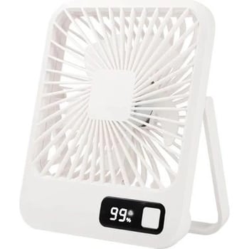 Masaüstü Digital Göstergeli Fan-11 Q3 Beyaz Cevval
