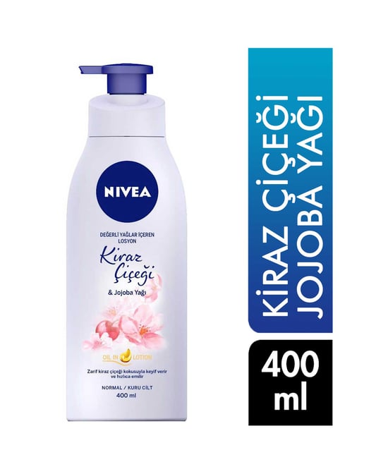 Nivea Kiraz Çiçeği ve Jojoba Yağı Vücut Losyonu 400 Ml