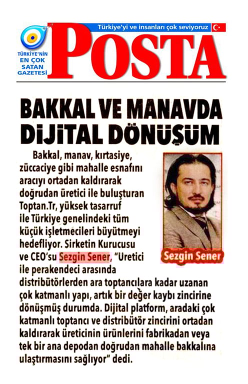 Esnafın Dijital Dönüşümü ToptanTR ile Başladı