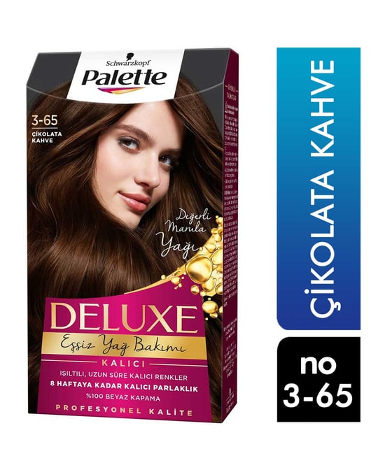 Palette Deluxe Saç Boyası No:3.65 Çikolata Kahve
