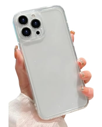 DİYARI FIRSAT İphone 15 Pro Kılıf Şeffaf Renksiz Esnek Silikon Kılıf