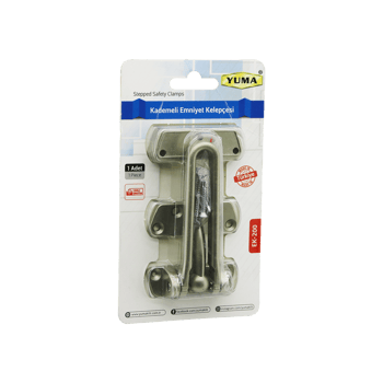 Yuma Ek-200 -702 ( Krom ) Çelik Kapı Emniyet Kelepçe
