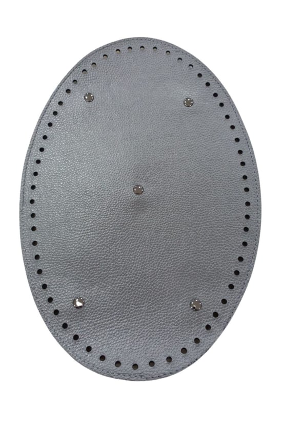 Çanta Tabanı Oval 20 Cm Gümüş