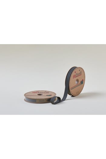 Biye Koton Katlı D54 Füme 2 Cm 25 Metre %65 Koton %35 Polyester