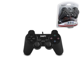 Snopy Sg-401 Ps3 Siyah Oyun Kolu Analog ( Titreşimli ) ( Usb Kablo ) ( 15 Tuş & 2 Analog & 8 Yön Tetikleyici ) ( 1.8mt Kablo )