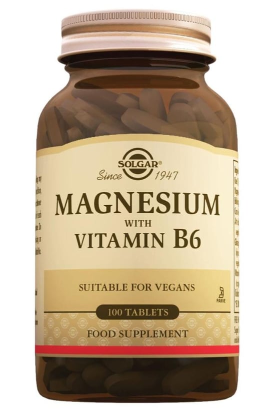 Solgar Magnesium With Vitamin B6 100 Tablet