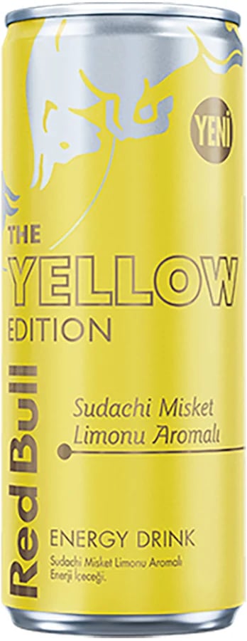 Red Bull Yellow Edition Sudachi Misket Limon Aromalı 250 Ml