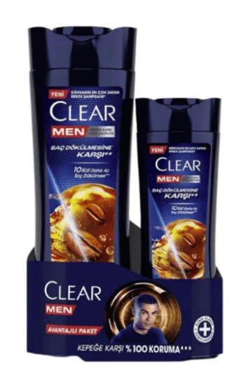 Clear Men Kepeğe ve Saç Dökülmesine Karşı Etkili Şampuan 350 Ml + 180 Ml