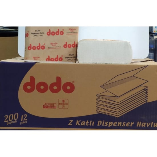 Dodo Z Katlamalı Havlu 200 Yaprak Zh 1620