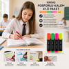İnura Global Sırdaş Kod-6400 ( 4pcs ) Fosforlu Kalem ( Turuncu & Yeşil & Sarı & Pembe )
