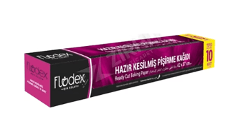 Flodex Pişirme Kağıdı Hazır Kesilmiş 10 Parça*24