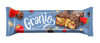 Hünnap Granİo Kirmizi Meyvelİ Çİkolata Kaplamali Bar 40gr