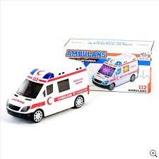 Pilli Kutulu Ambulans Işıklı