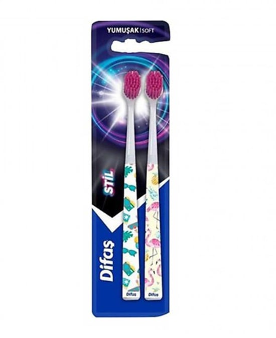 Difaş Stil Yumuşak Diş Fırçası 2'li