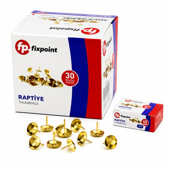 Fixpoint P-2435 ( 40pcs ) Metal Raptiye ( Kutulu )