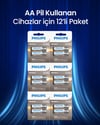 Philips Alkalin Aa Kalem Pil Lr6a12s/10
