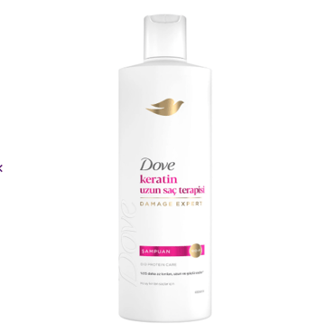 Dove Keratin Uzun Saç Terapisi Şampuan 375 Ml