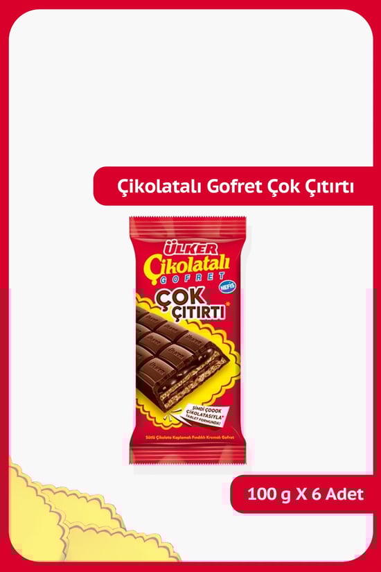 Ülker Çikolatalı Gofret Çok Çıtır
