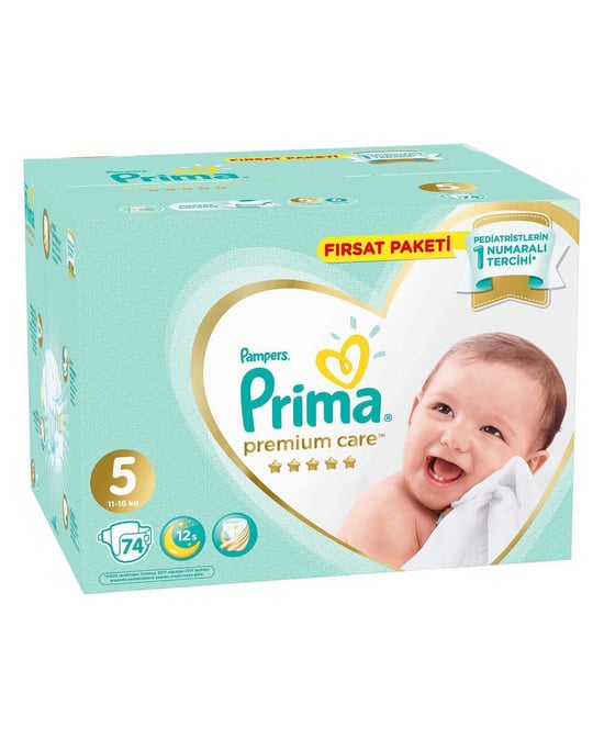 Prima Premium Care Bebek Bezi No:5 74'lü
