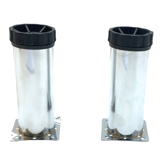 ( 90-12168-e-01 ) ( 12cmx42mm ) ( Metal ) Tablalı ( Plastik Ayarlanabilir Pingolu ) Koltuk Baza Ayak