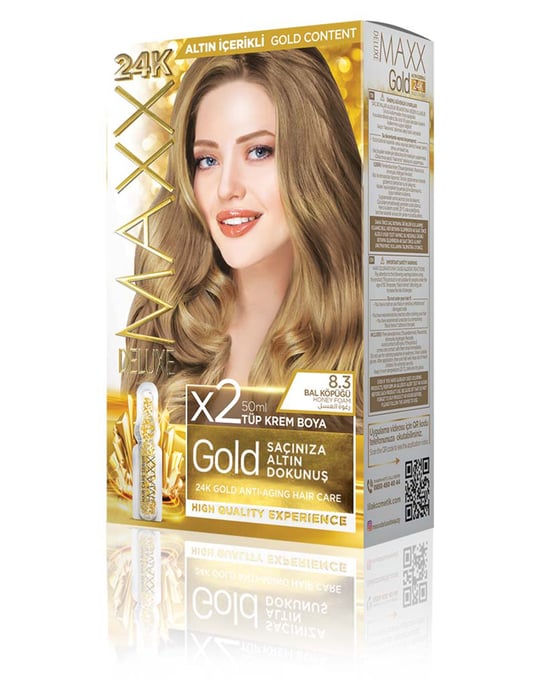 Maxx Deluxe Gold Beauty Set Boya 8.3 Bal Köpüğü