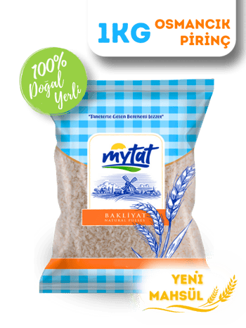 Mytat Doğal Yerli Üretim Osmancık Pirinç 1 kg