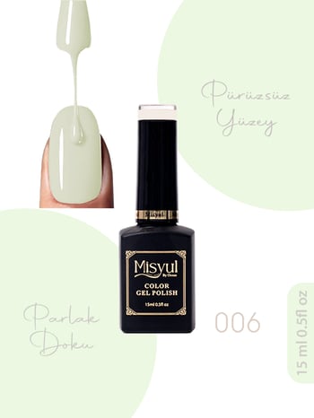 Misyul Uv Led Kalıcı Oje Nail Art 15 Ml 006