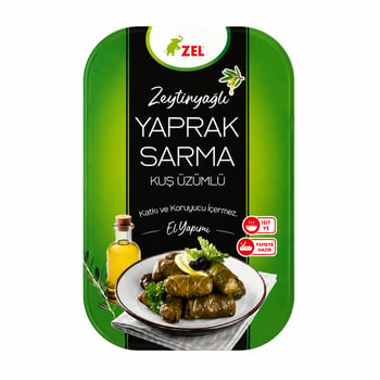 Zel Zeytinyağlı Kuş Üzümlü Yaprak Sarma 200gr