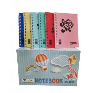 Mcolor Plastik Kapak A6 Not Defteri