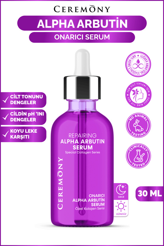 Ceremony Alpha Arbutin Onarıcı Cilt Bakım Serumu 30 Ml