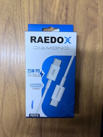 Raedox 25W Type-C Quick Kablo PD25TK