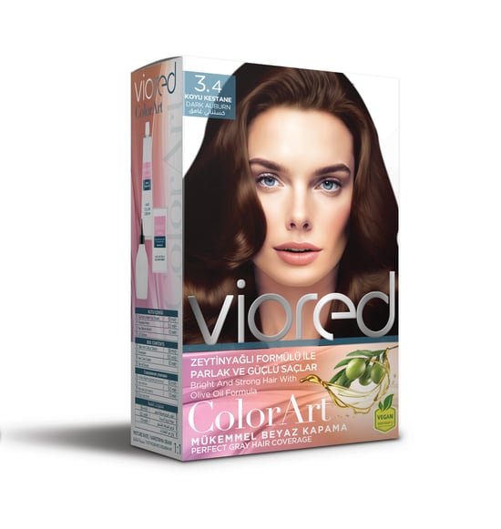 Viored Colorart Set Boya 3.4 Koyu Kestane