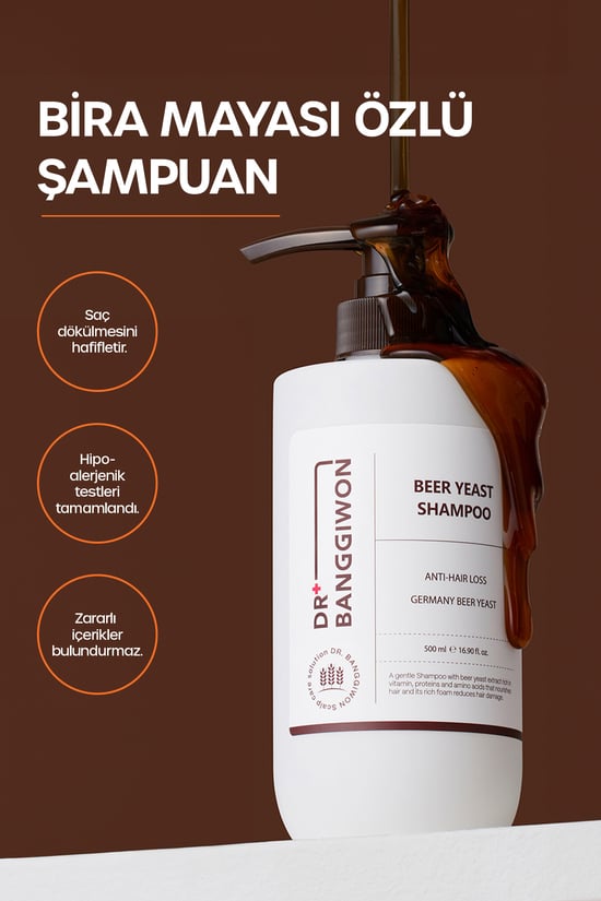 Dr Banggıwon Bira Mayası Şampuanı Onarıcı, Besleyici, Güçlendirici Germany Beer Yeast Shampoo 500 Ml