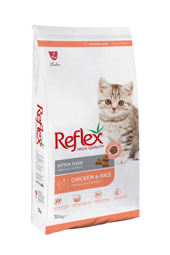 Tavuklu ve Pirinçli Yavru Kedi Maması 10 Kg